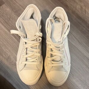 Converse Suede High Top Platforms